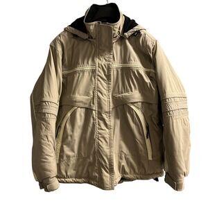 Vintage Karbon Ski Jacket Womens 12 Brown Insulated Heavy Weight Outdoor Snow
